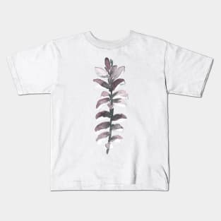 Acanthus, floral watercolor painting Kids T-Shirt